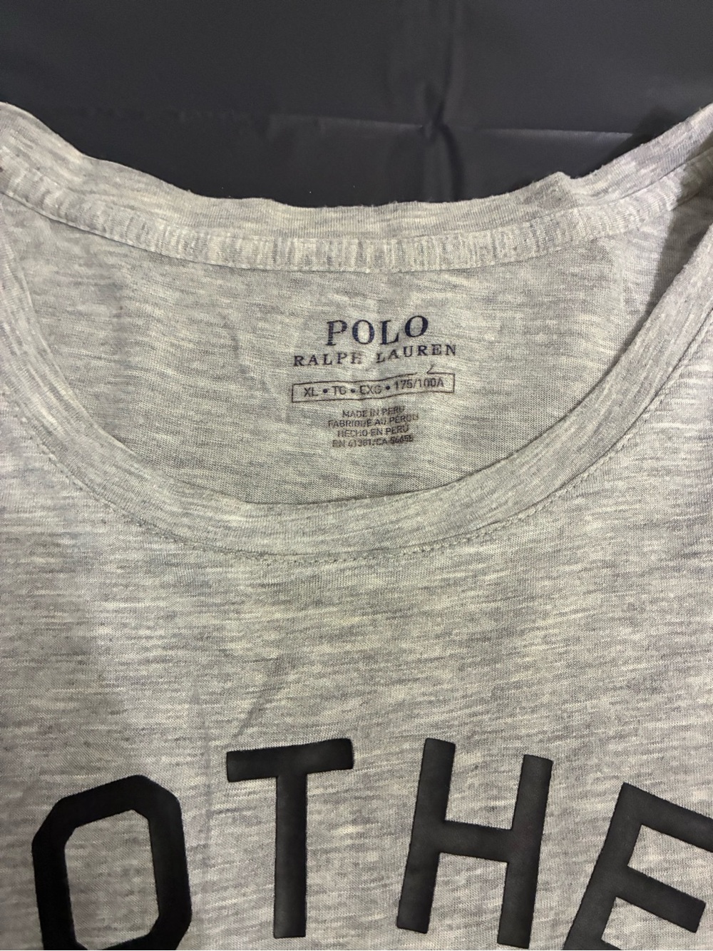 Polo by Ralph Lauren Light Gray 'Clothes Horse' Graphic Tee - Picture 4 of 4